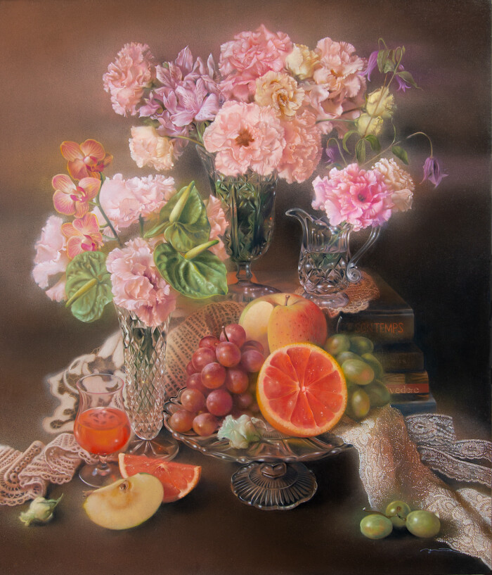 相生
シナベニヤ、綿布、白亜地、油絵具
530×455mm
2025年